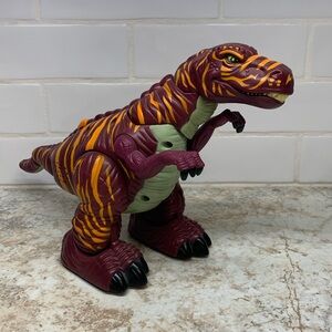 Raider the Allosaurus walking roaring dinosaur